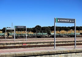 Estación de ferrocarril de Monfragüe, antigua Palazuelo Empalme.