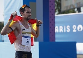 Álvaro Martín logró el bronce en la prueba de los 20 kilómetros marcha.