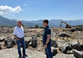 El diputado de la Diputación Fernando García Nicolás ha visitado este viernes los trabajos.