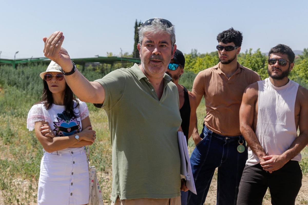 Fotos | Visita del elenco de Medusa al yacimiento de Huerta de Otero
