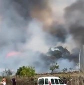 Desactivado el nivel 1 del Infocaex y la peligrosidad del incendio de Alía