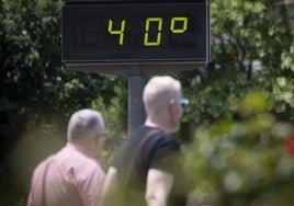 Las máximas no han superado los 40 grados es lunes en Extremadura.