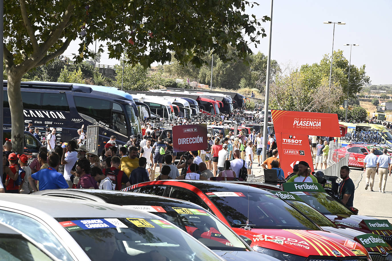 Así ha vivido Plasencia la salida de la 4ª etapa de la Vuelta Ciclista a España