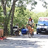Herido un ciclista en Pico Villuercas tras ver La Vuelta