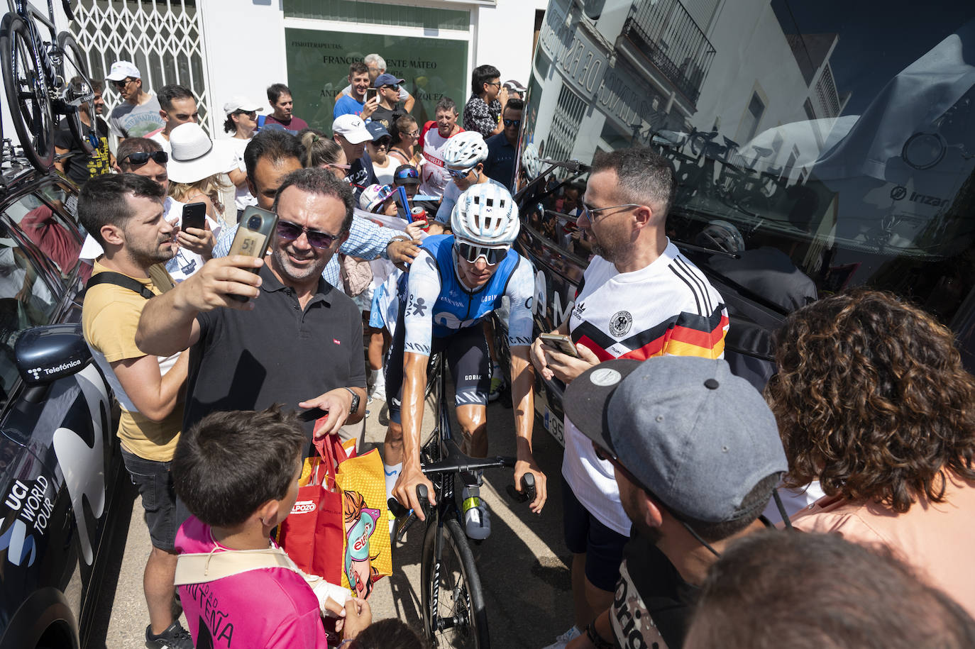 La Vuelta se despide de Extremadura, en imágenes