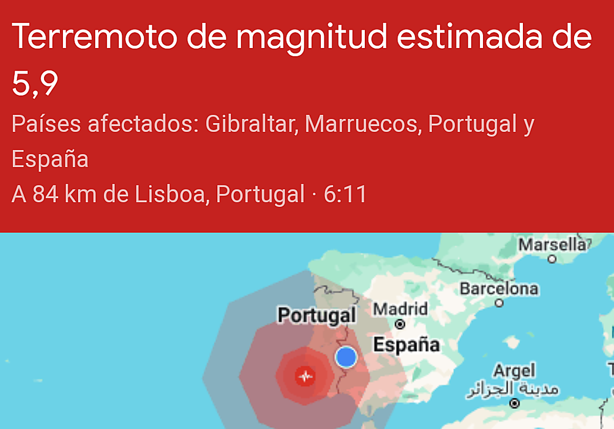 Mapa de intensidades.