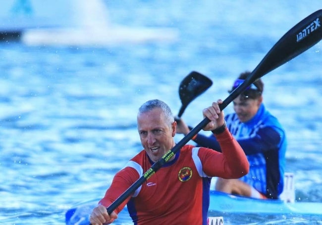 El piragüista emeritense Juan Valle, campeón mundial y de Europa.