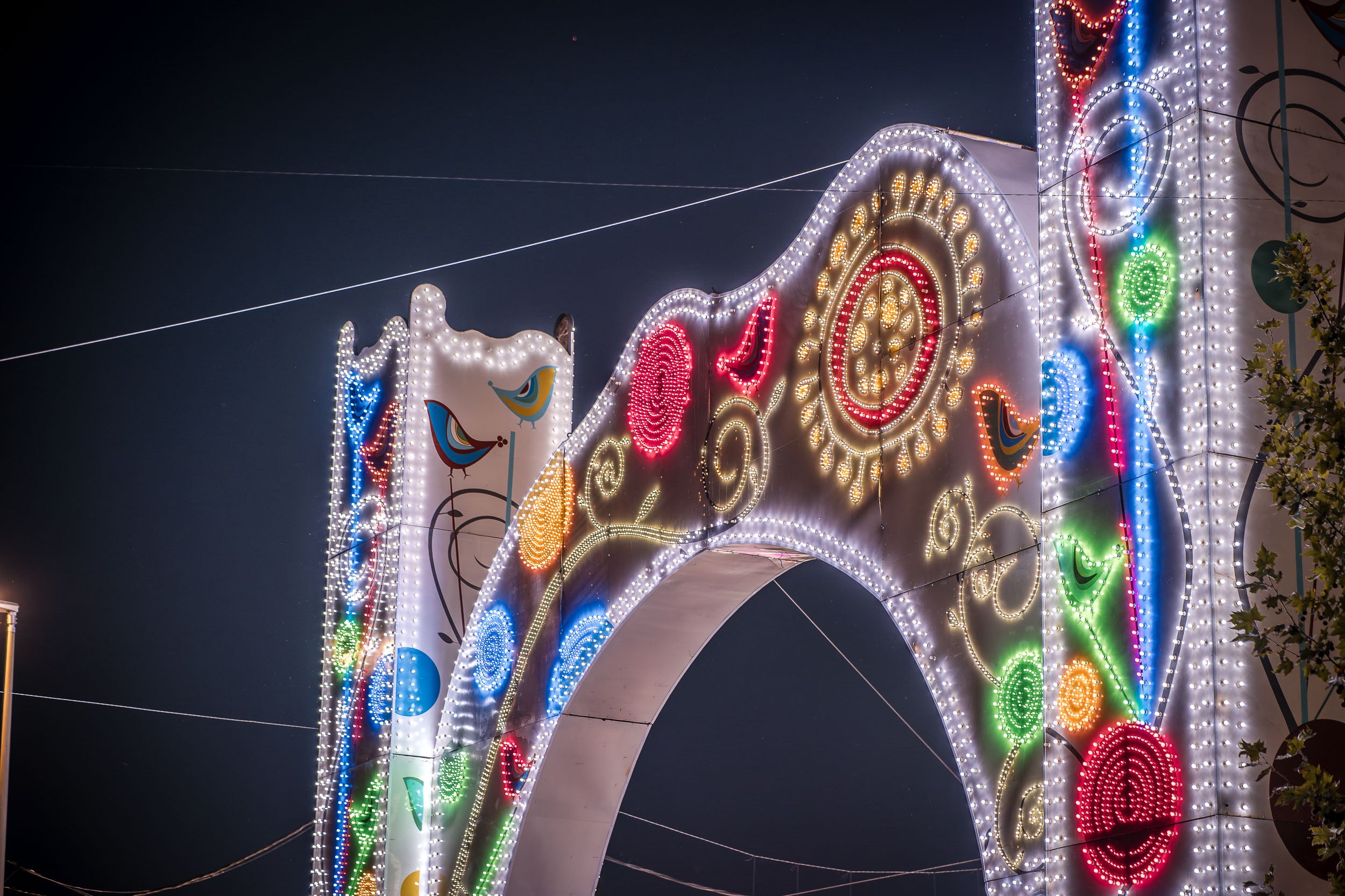FOTOS | El alumbrado ilumina la Feria de Mérida