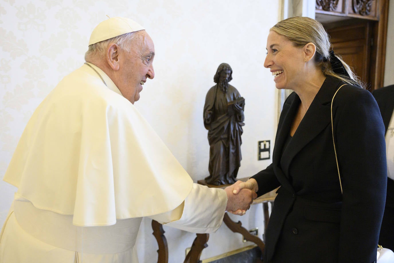 Así ha sido el encuentro entre Guardiola y el Papa | Fotos