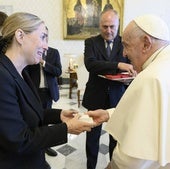 Fotos | Así ha sido el encuentro entre Guardiola y el Papa 