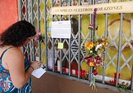 Homenaje a Feli, dueño de una multitienda en Nuevo Cáceres, que falleció de forma repentina.