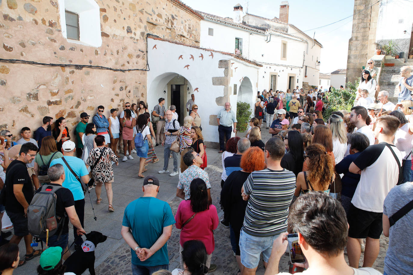 Así ha sido la ruta judía en Cáceres, en imágenes