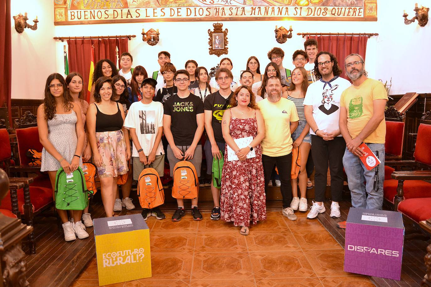 Recepción en el Ayuntamiento