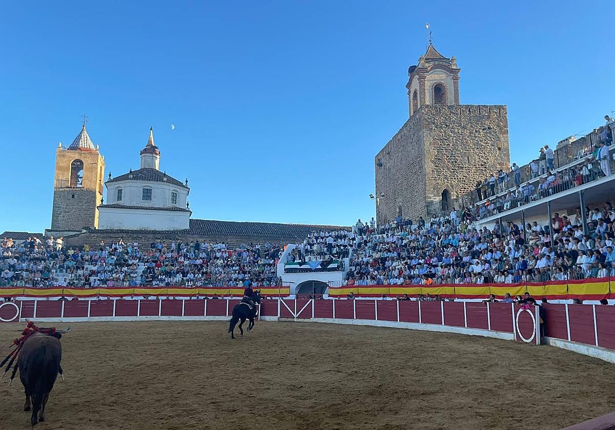 Archivo. Corrida del pasado año durante las Ferias y Fiestas de San Mateo.