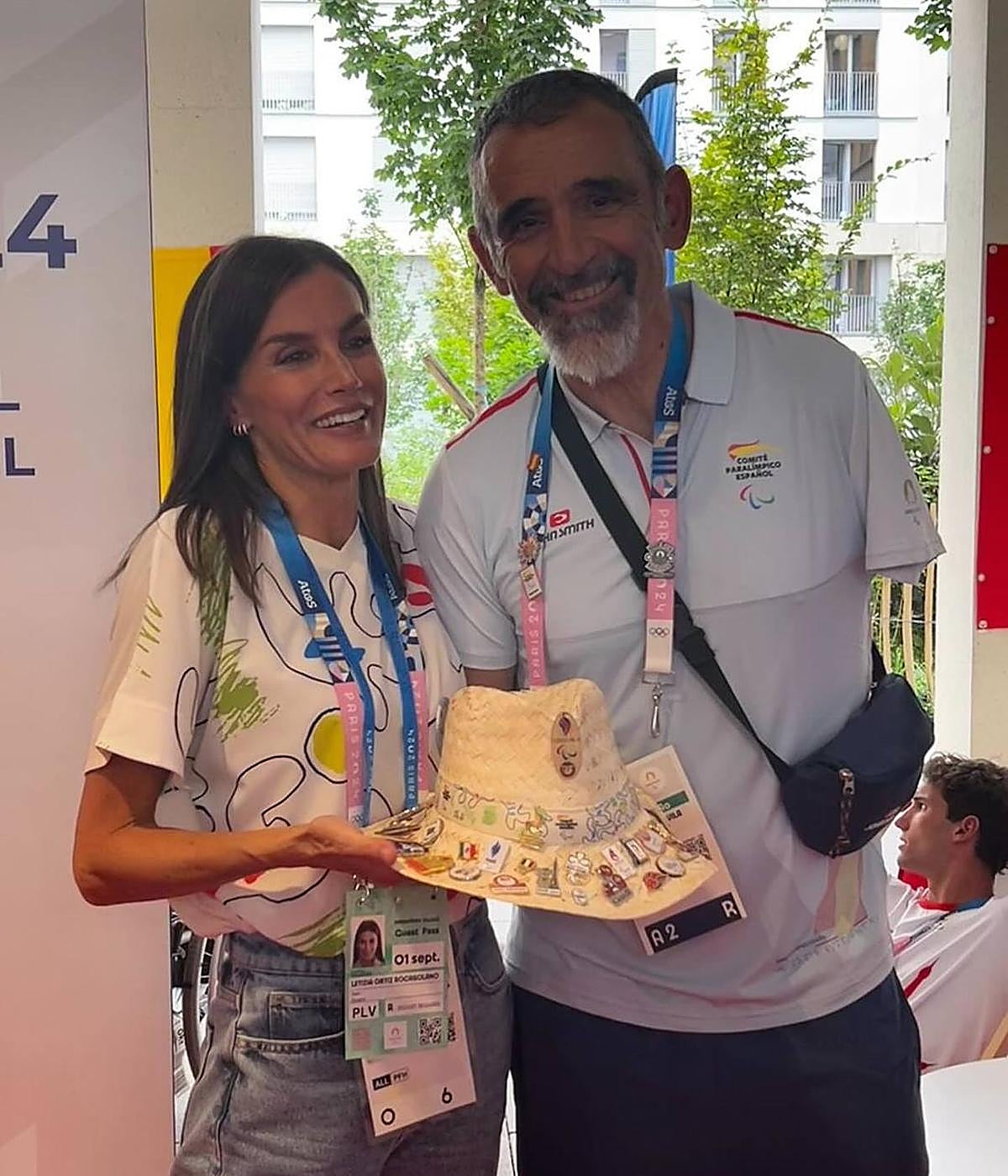 Aunque no pudo competir, Kini Carrasco estuvo como entrenador en los Juegos Paralímpicos de París 2024
