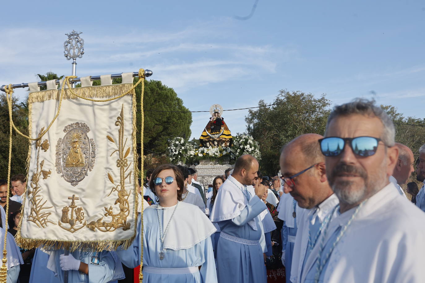Imágenes de la patrona por las calles de Cáceres
