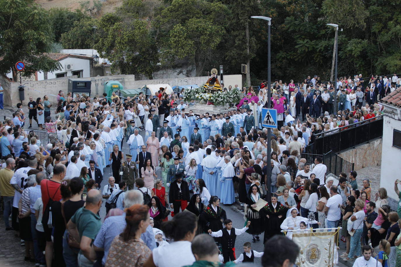 Imágenes de la patrona por las calles de Cáceres (II)