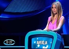 Natalia fue una de los 8 cantantes que participaron en el estreno de 'El rival más débil'.