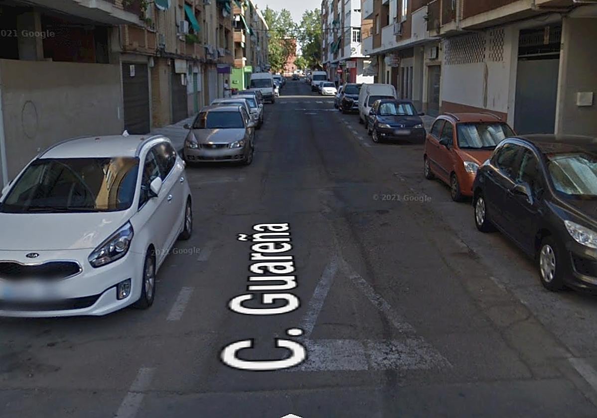Calle Guareña en Don Benito.