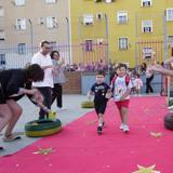 Alfombra roja en el primer día de clase