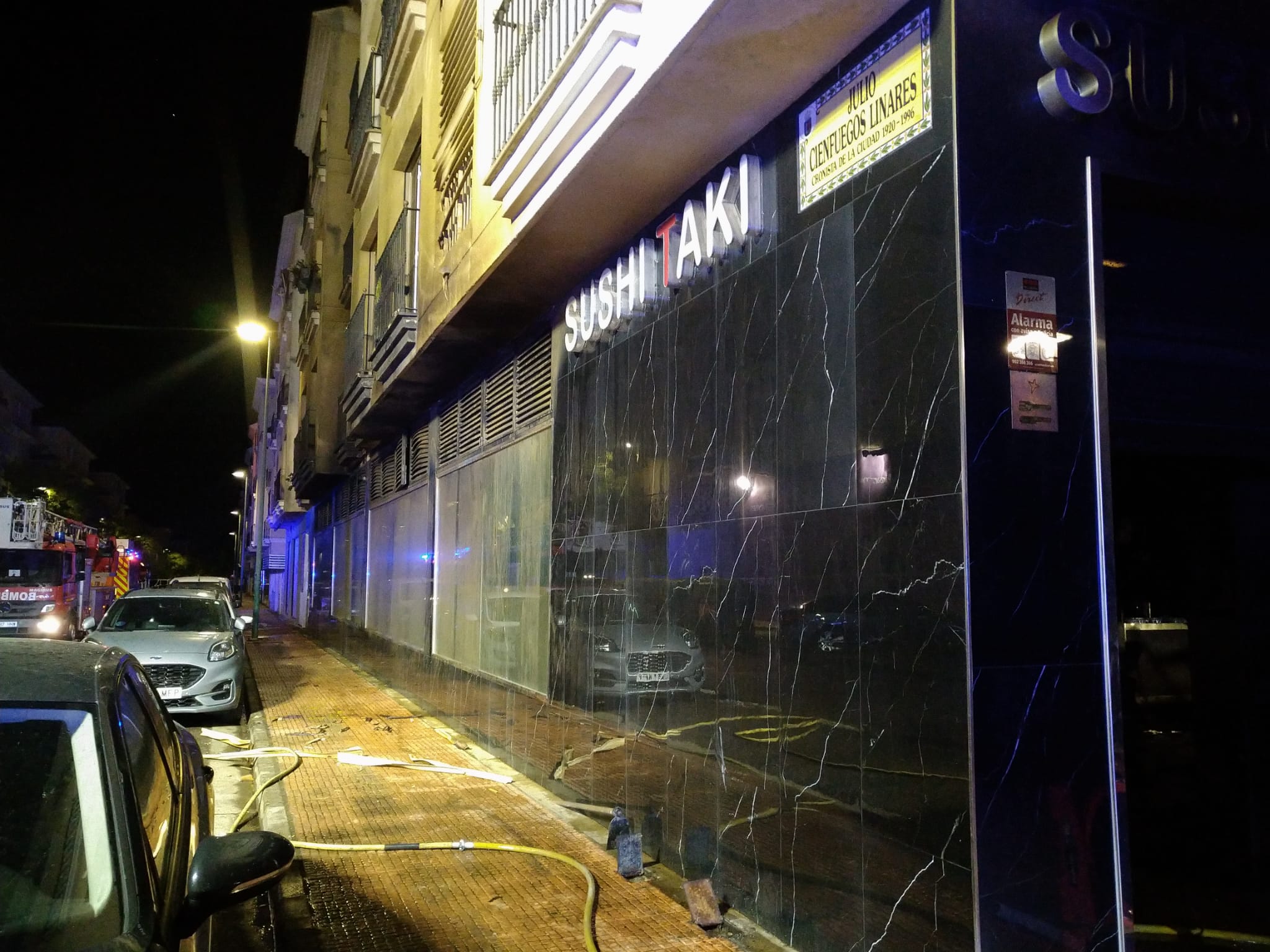 Así ha quedado el restaurante de Badajoz tras el llamativo incendio