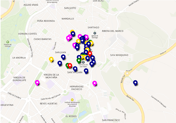 El mapa para no perderse nada de la Noche del Patrimonio en Cáceres