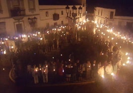 Salvatierra brilla con la Procesión de las Antorchas en su noche más especial