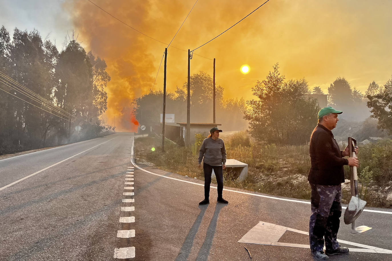 Los incendios de Portugal, en imágenes