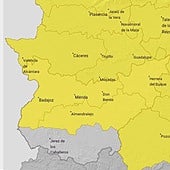 La alerta amarilla en Extremadura se amplía a casi toda la región