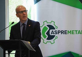 Francisco Pantín, presidente de Aspremetal