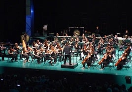 Integrantes de la Orquesta de Extremadura.