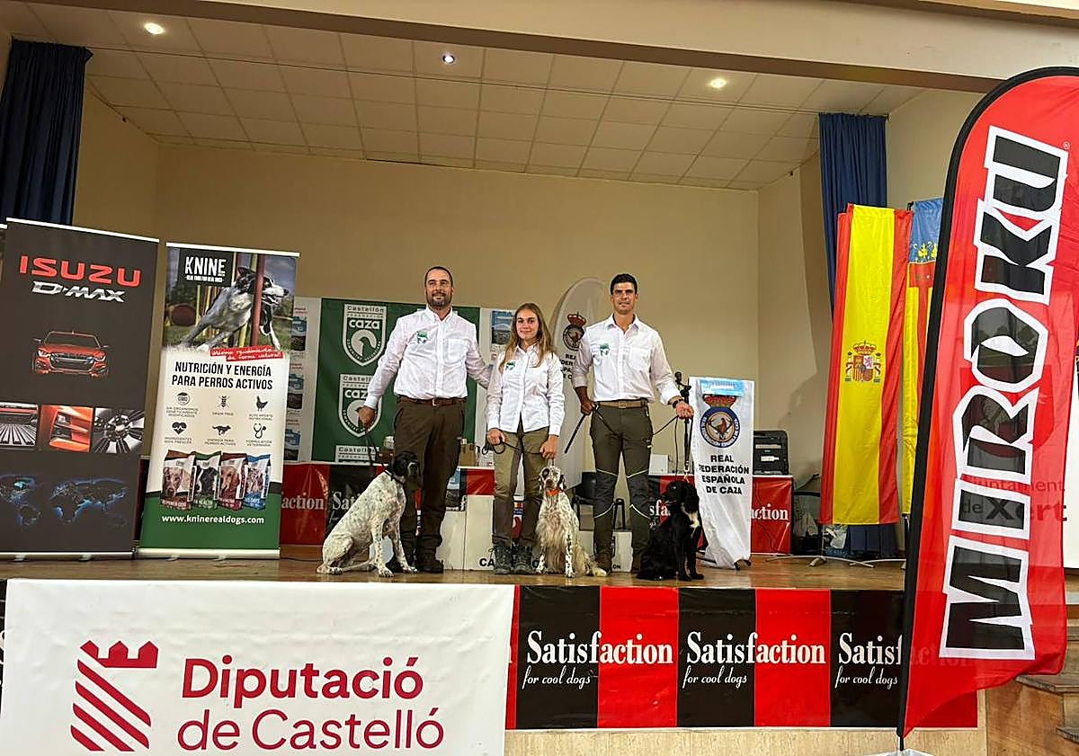Imagen principal - Orgullo extremeño en el XLII Campeonato de España de San Huberto 2024
