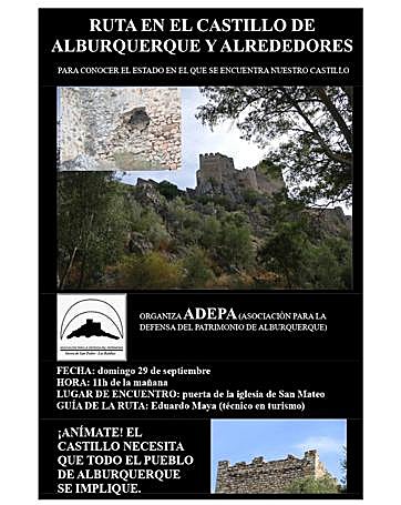 Cartel de la ruta de ADEPA
