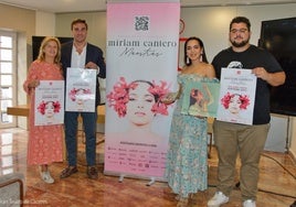 Miriam Cantero y el productor Rodrigo Fernández en la presentación.