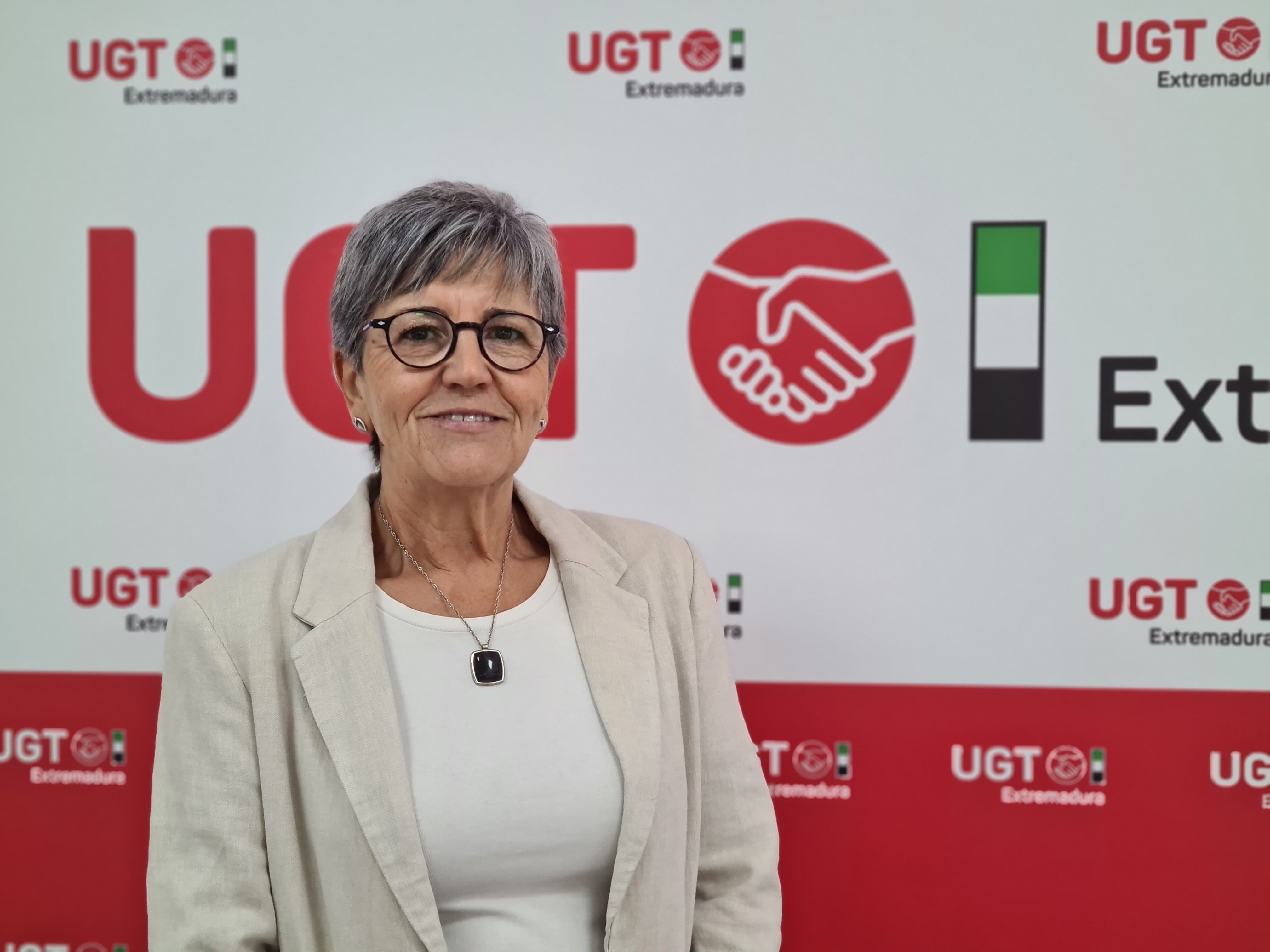 Secretaria general de UGT Extremadura, Patro Sánchez.