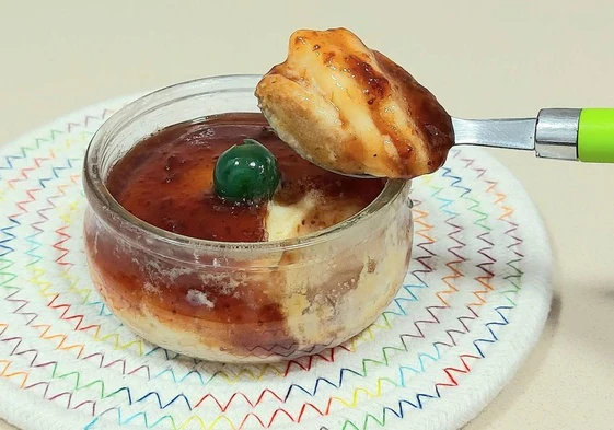 Tarta de quesitos en dos minutos