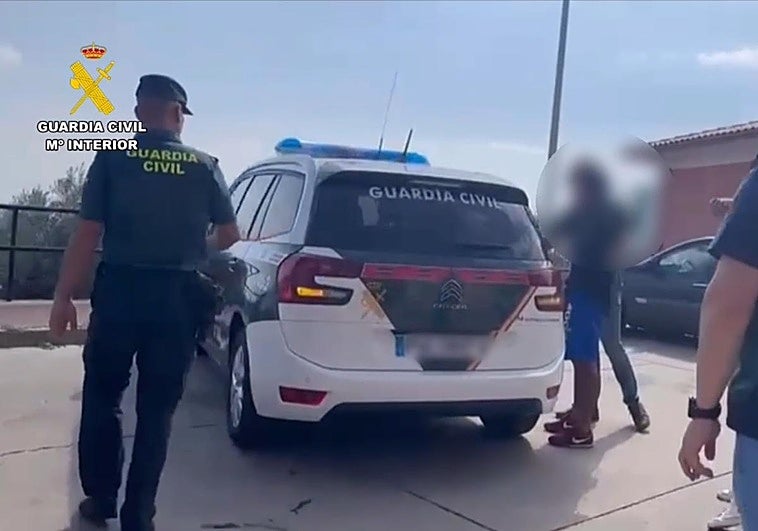 Foto de la detención.