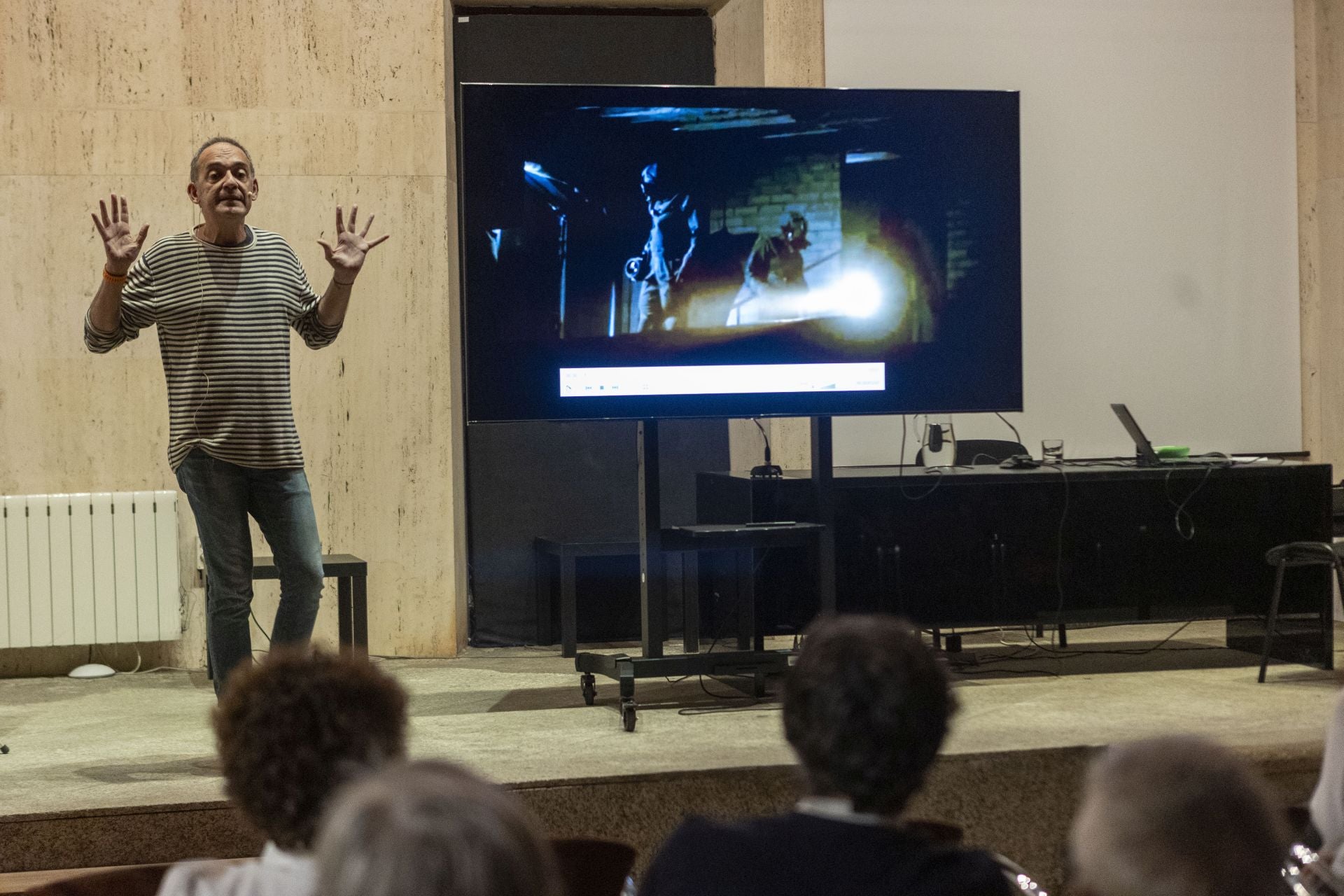 Óscar López Plaza participó en una sesión del ciclo Movietone.