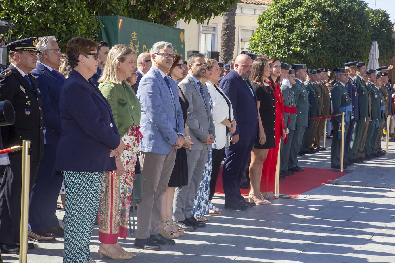 La semana de la Guardia Civil comienza con el izado de la bandera