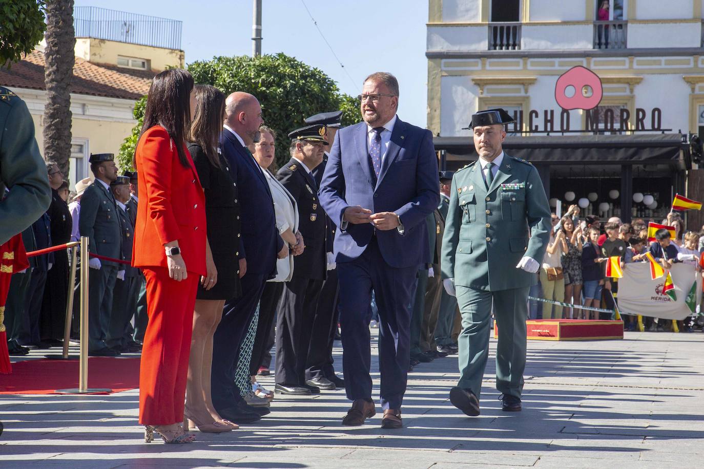 La semana de la Guardia Civil comienza con el izado de la bandera