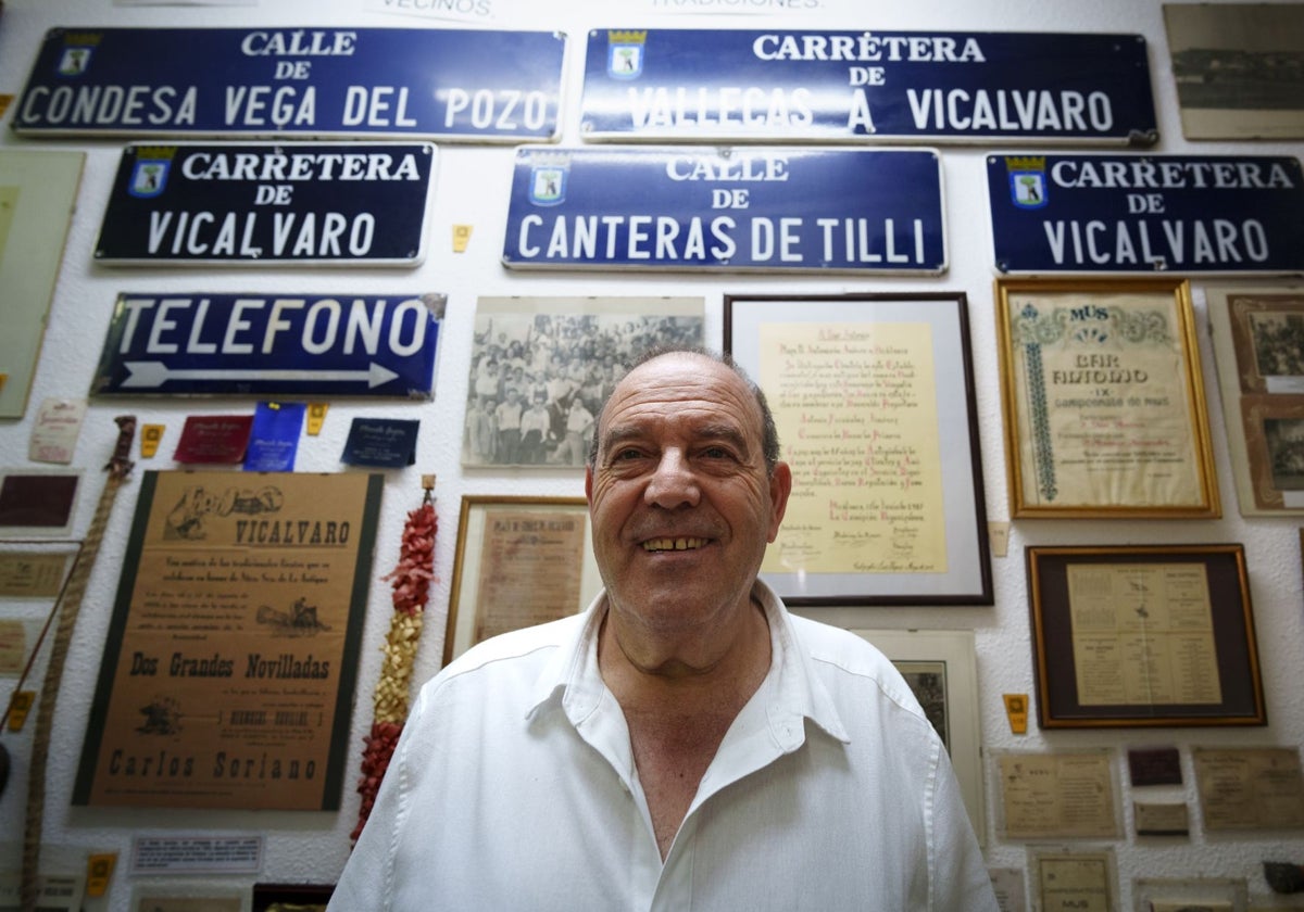 Valentín González Gálvez, en el Museo de Vicálvaro.