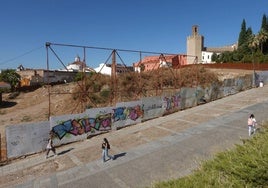 Estado actual del solar del Campillo, sin actividad desde hace más de un año.