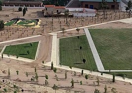 El parque Avenida de los Deportes de Villanueva de la Serena.
