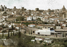 Recreación del futuro museo de la música que se hará en el solar del Madruelo y de la pasarela peatonal que conectará esta dotación con el parking que se creará en Puente Vadillo.