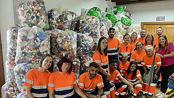 Éxito abrumador en la campaña de recogida de tapones