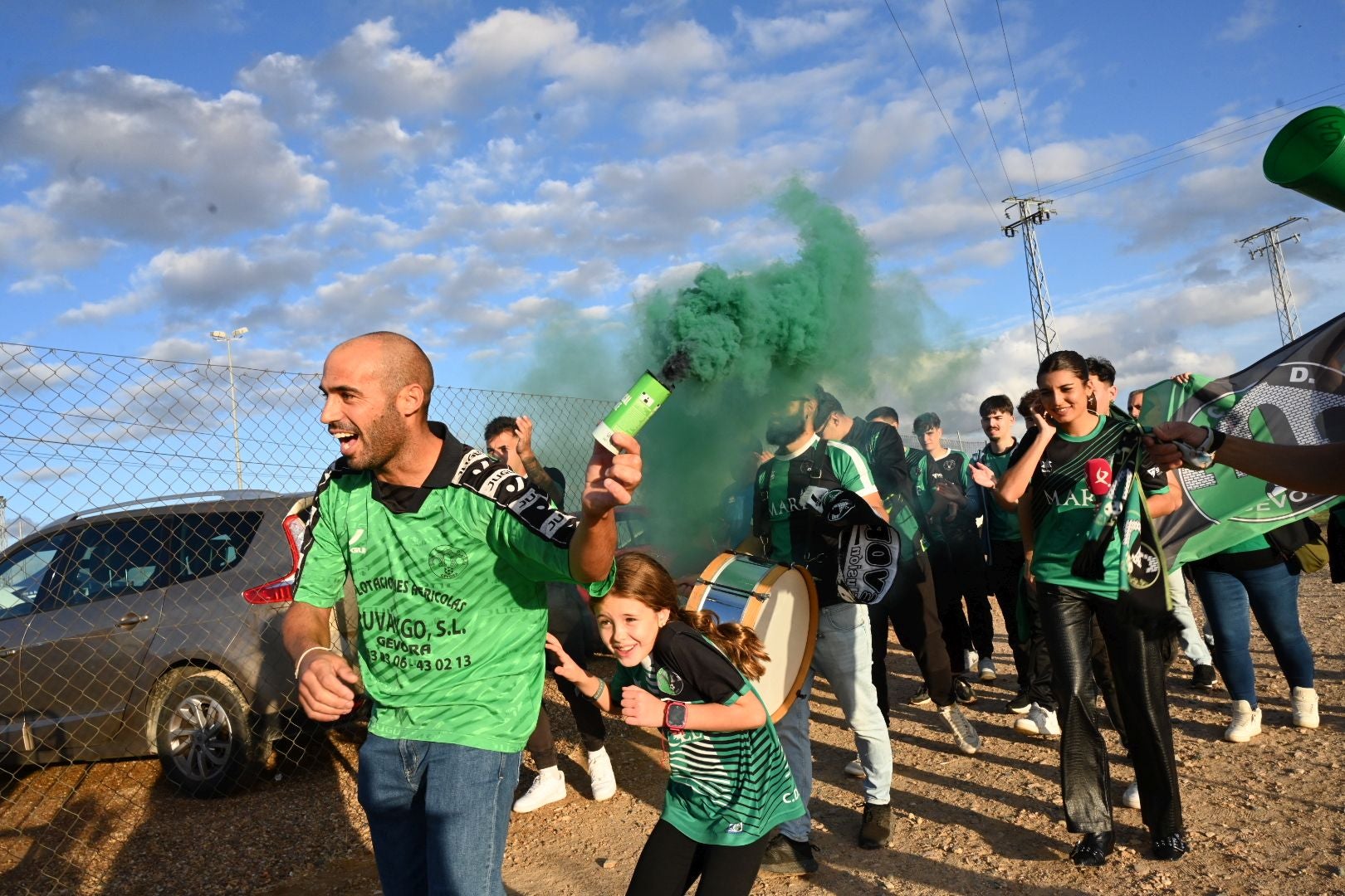 Así se vivió el partido del CD Gévora ante el Playas de Sotavento