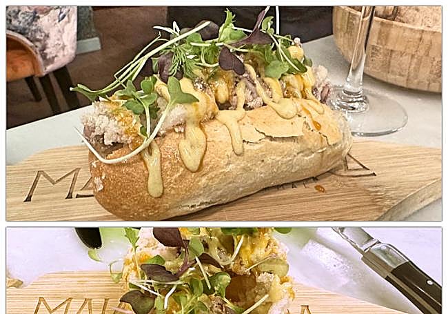 Bocata de chipirón.