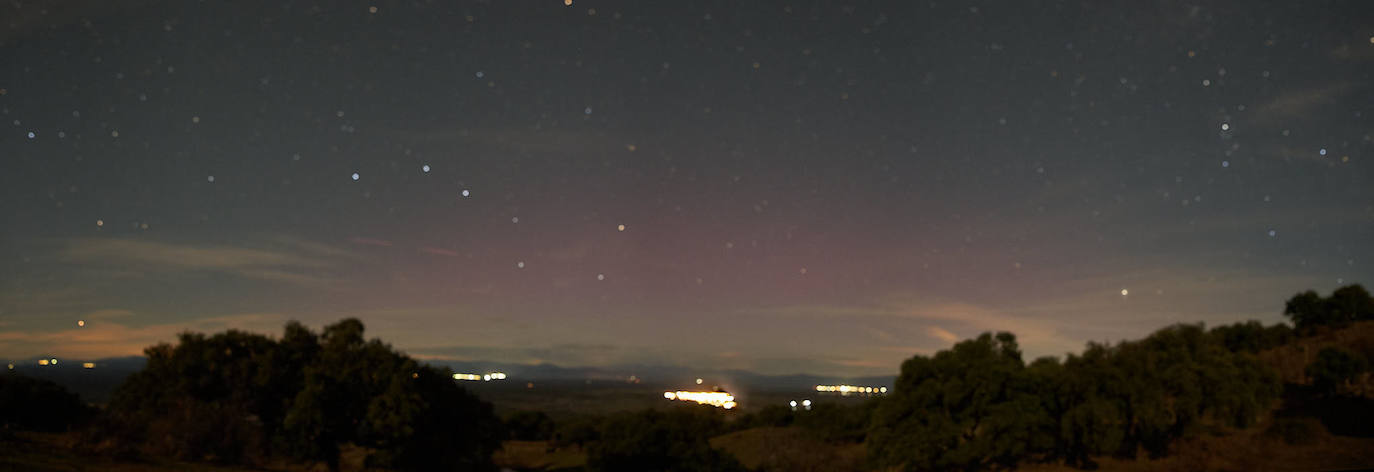 Fotos | Auroras boreales en Extremadura