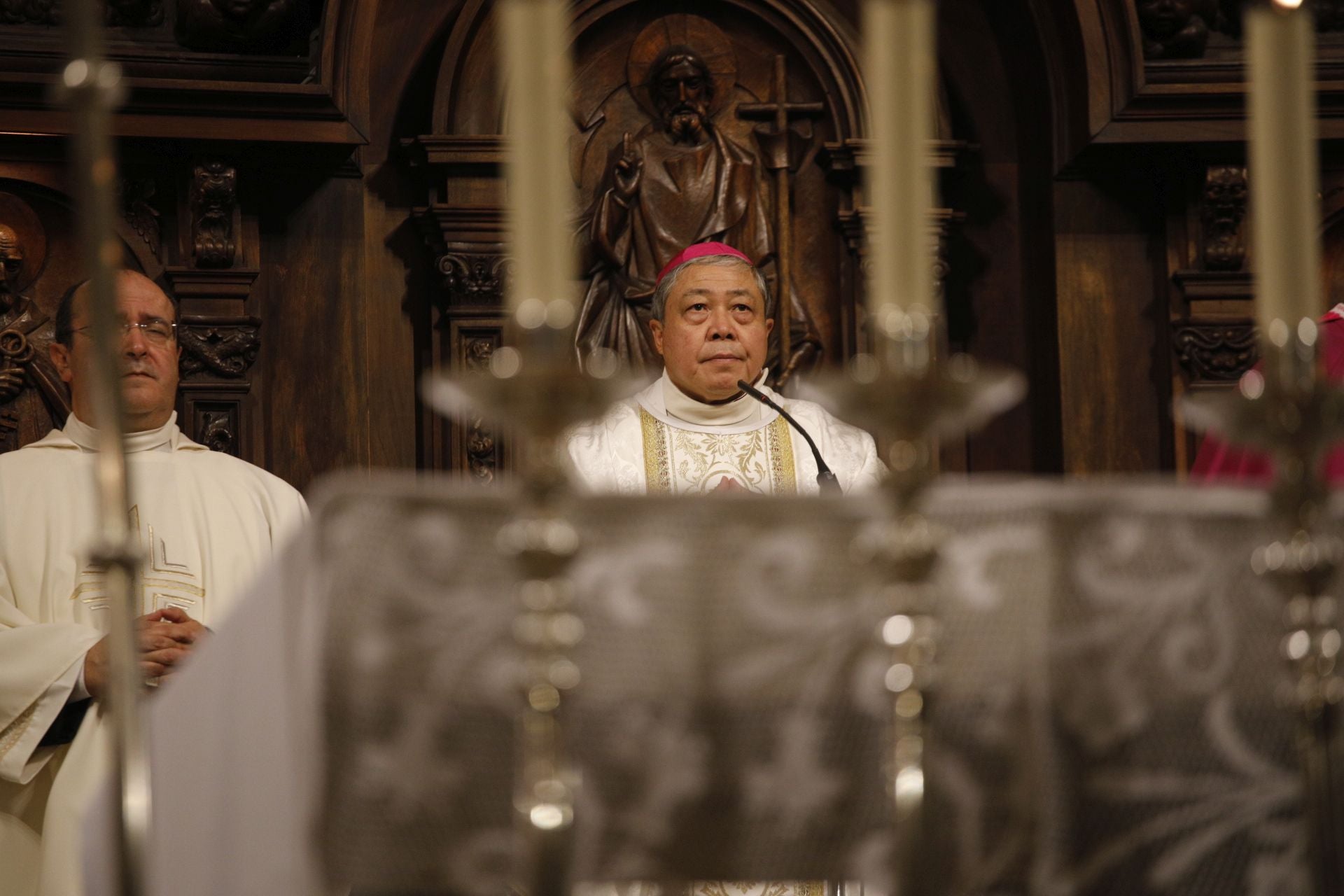 La misa pontifical por el Centenario de la patrona de Cáceres, en imágenes