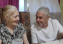 María Soledad y Desiderio reclaman estar juntos en una residencia.